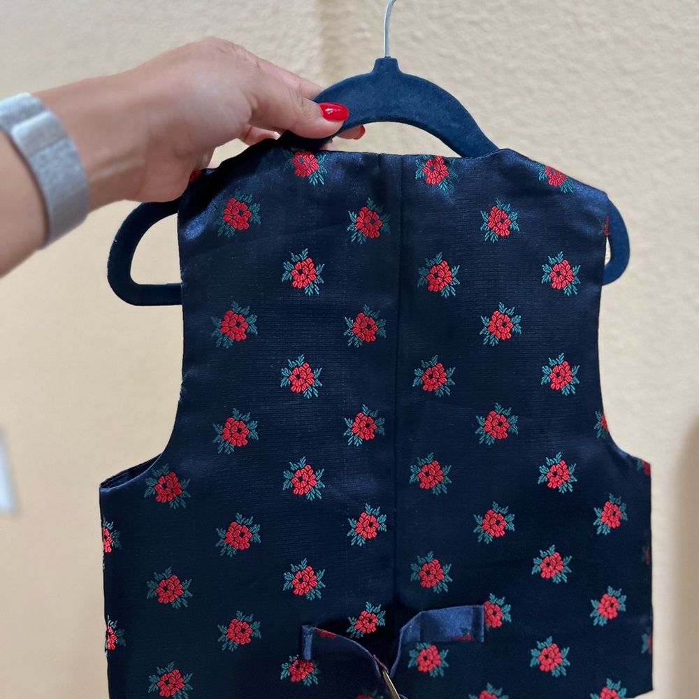 Holiday Boys set (pants + vest)